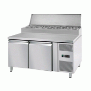 Saladette réfrigérée à capot - 2 portes GN 1/1 avec 8 bacs GN 1/3_1
