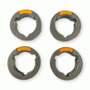 Kit 4 galets Ø1,0/1,2 ACIER/INOX pour Powertec i et Dévidoir Lincoln_1