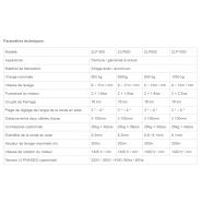 Nacelle suspendue - Success - Plate-forme de 5000/6000/7500mm x 690mm x 1300mm - Charge nominale jusqu'à 1000 kg - Certifiée CE_1