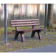 Banc urbain design intemporel - grande diversité de coloris - TRAFALGAR SQUARE - matière hanit®_1