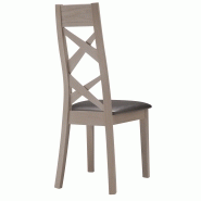 Chaise Kassy en bois massif - chêne - fabrication française - finitions et revêtements personnalisables_1