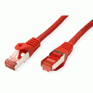 Cordon ROLINE S/FTP(PiMF) Cat.6, LSOH, Component Level, rouge, 3 m_1