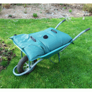 Poche à eau pro 80L - poignée et raccord - PVC armé vert - 70x100cm_1