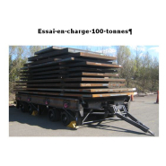 Remorque industrielle pour forte charge - Modèle 80 T_1