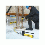 SCH202H, 215 kN, 49 mm Course, Cylindre hydraulique creux et pompe à main_1