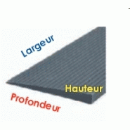 Rampe passage seuil caoutchouc - ORTGUM4 - antidérapante, ajustable pour seuils de 4 à 48 mm_1