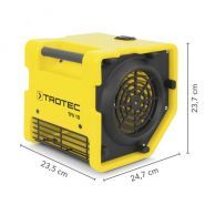 Turboventilateur TFV 10 - Ventilateur centrifuge industriel Trotec - 4,95 kg - Débit d'air jusqu'à 380 m³/h_1