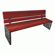 Banc bois et acier Venise_1