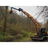 Grappin de découpage et chargement pour engins de chantier