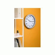 Horloge murale silencieuse métal_1