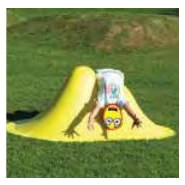 Module mono-bloc en résine polyester et fibre de verre pour jeunes enfants - double bosse, 4 couleurs disponibles - Roka_1