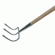 Petit Croc - Outil de jardinage pour sarcler, biner et aérer - Largeur 16,5 cm - Référence 533070_1