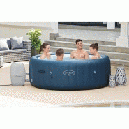 Spa gonflable rond Lay-Z Milan BESTWAY - 4/6 places - 140 jets hydromassants - PVC - Bluetooth - Panneau de contrôle digital_1