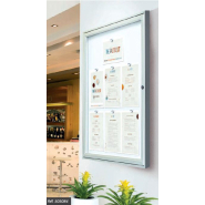 Vitrine d'intérieur robuste et peu encombrante - Épaisseur 30mm - Idéale pour lieux publics - RÉFÉRENCE_1