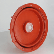 Couvercle Schütz Ø225 rouge agréé UN + bonde 2