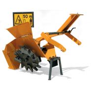 Cureuses de fossés et rigoleuses monoroue et mono-biroue mobiles - Dondi - vitesse 0.8 à 1.2 km/h - excavation en différentes positions_1