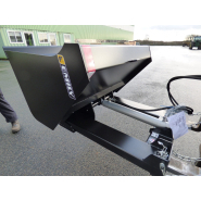 Godet en acier sur chariot élévateur pour sable, graviers, sciures, déchets, débris métalliques-   - emily eco-benne hydraulique_1