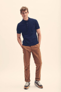Polo homme Iconic - Coupe slim moderne - Patte à trois boutons nacrés - Réf: SC63044_1