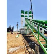 Powermix-200 centrale à béton fixe Fabo - capacité 200 m3/h - mélangeur double arbre 6 m3_1