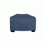 Pouf angulaire 1 place bleu denim_1