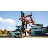 Spreader enfourchable télescopique double - Kaup T192E - pour conteneurs modulaires de 1.000 à 12.000 kg_1