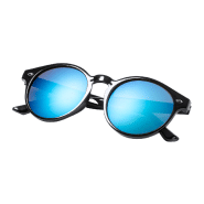 Lunettes de soleil en RPET - verres métalliques - protection UV 400 - couleur bleu_1