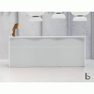 Comptoir d'accueil 3 personnes WAVE - MDD - 253, Gris mat_1