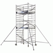 Échafaudage roulant aluminium Neolium 400 Line - Comabi SNC - Hauteur de travail max. 14 m - Structure aluminium soudé_1