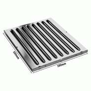 Filtres choc inox AISI 304 coupe-feu Type B - 500 x 500 mm_1