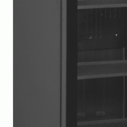 Vitrine réfrigérée noire - finition élégante - SCU1425 FRAMELESS - porte vitrée réversible et froid ventilé_1