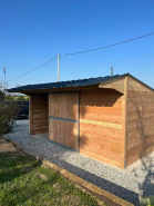 Abri de jardin avec porte coulissante - 3x6m - Robuste et fonctionnel - DIV006_1