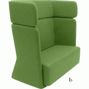 Canapé Softline Basket- 2 places - Feld vert 848, Haut_1