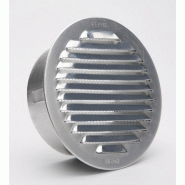 Grille d'aération en aluminium naturel - diamètre 15 cm - pour intérieur et extérieur_1