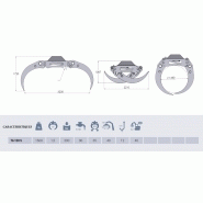 Grappin forestier TG150 S - ouverture 3,23 m - pour pelles 40T - usage intensif_1