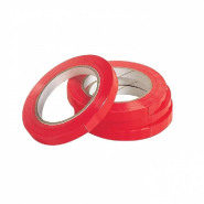 Adhésif rouge 44µ - 100m x 12mm pour scelleuse - Lot de 12 rouleaux_1