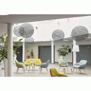 Canapé d'accueil Eneka bois - Sokoa - Prune/Mauve_1