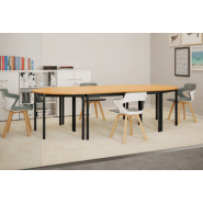 Tables de réunion modulaires Rencontre - Buronomic - Finitions variées et économiques_1