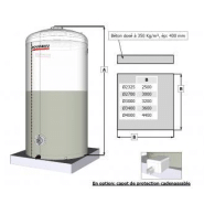 Cuve engrais liquide simple paroi – 25 m3  - 302302_1