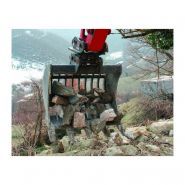 Godet squelette MBI AR50 Fast Lock pour minipelle 4-6T - Uniter 45 - 1000 mm - Réf. U4560GSQ1000EXAR50_1