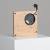 Plateau d'accueil WOODY 0.6L noir - Bambou durable avec bouilloire en acier inoxydable_1