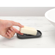 Porte-savon ReNew - Dark Grey - Plastique - Rainuré pour garder le savon sec - Pieds antidérapants_1