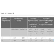 Série gea grasso m - compresseurs - gea - pression de conception : 28 bar, 52 bar_1