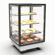 Vitrine chauffante INTEGRA Drop-In - 4 niveaux - 600 mm - H815 mm | Sayl Barcelona - Accès arrière, 815 mm_1