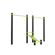 Combiné Barre fixe abdos incliné - Gamme Street Workout DAMAPRO Combiné Barre fixe abdos incliné - Gamme Street Workout DAMAPRO