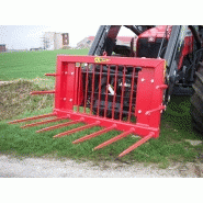 Fourche à fumier série B - Wifo - Construction robuste avec dents boulonnées et plaques arrière pour accessoires_1