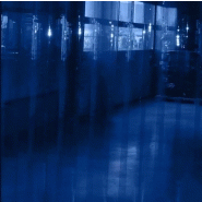 Lanière pvc souple translucide bleu / opaque / 200 x 2 mm