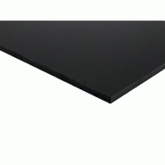 Panneau de bardage stratifié HPL compact - Noir - 6 mm d'épaisseur - 130 cm x 61 cm - Surface couverte 0,79 m²_1