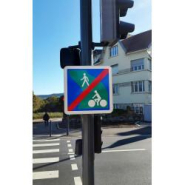 Panneau d'indication C116 - Fin de voie verte - Innov - WP Signalisation_1