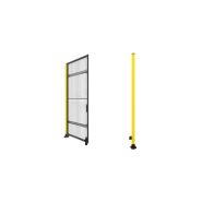 Porte coulissante rail télescopique simple - X-Guard - Flexible et adaptée aux espaces restreints_1