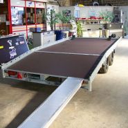 Remorque porte-engin / porte-voiture professionnelle Hapert Indigo - châssis garanti 10 ans - PTAC 3500 kg_1